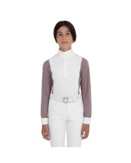 GIRL S HUNTER COMPETITITION POLO SHIRT LS BUTTONS