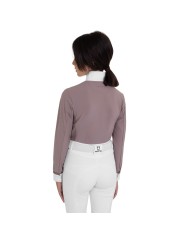 GIRL S HUNTER COMPETITITION POLO SHIRT LS BUTTONS
