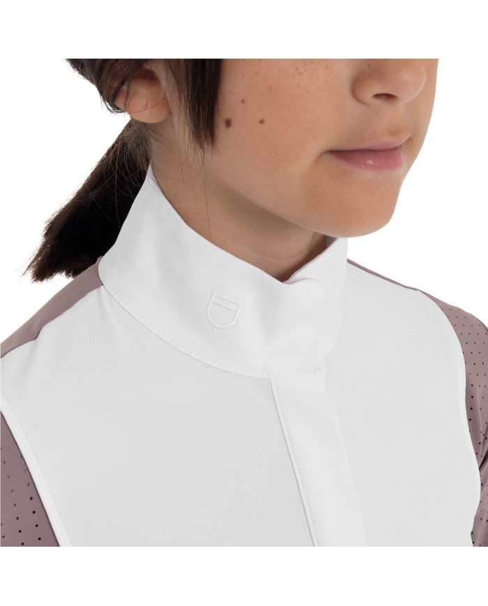 GIRL S HUNTER COMPETITITION POLO SHIRT LS BUTTONS