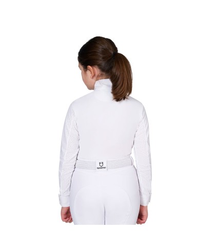 GIRL S HUNTER COMPETITITION POLO SHIRT LS BUTTONS