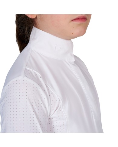 GIRL S HUNTER COMPETITITION POLO SHIRT LS BUTTONS