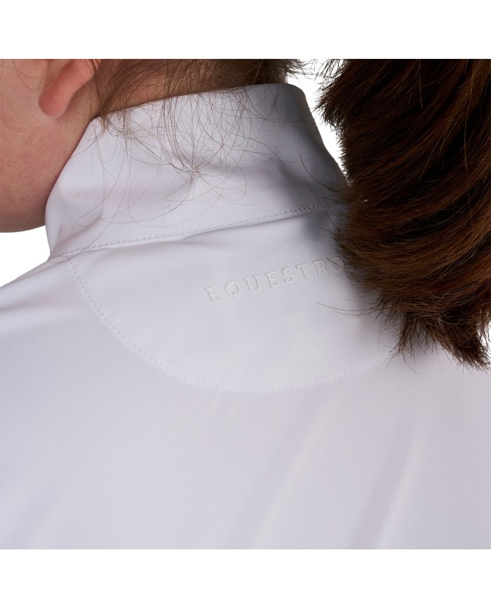 GIRL S HUNTER COMPETITITION POLO SHIRT LS BUTTONS