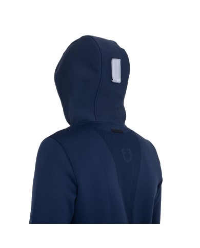 MEN S NYLON+KNIT SEAMLESS HOODIE