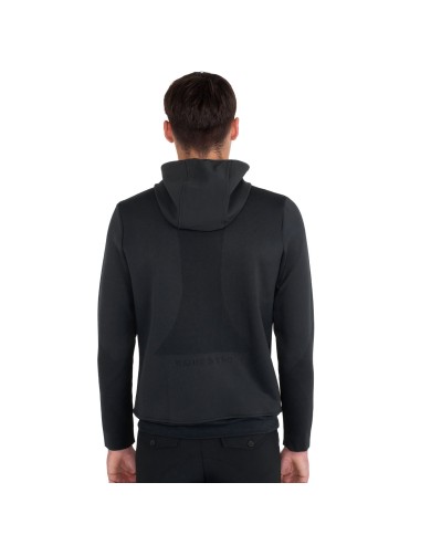MEN S NYLON+KNIT SEAMLESS HOODIE