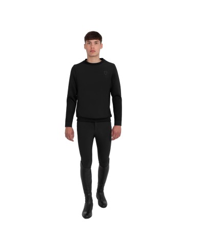 MEN S NYLON+KNIT SEAMLESS SWEATSHIRT