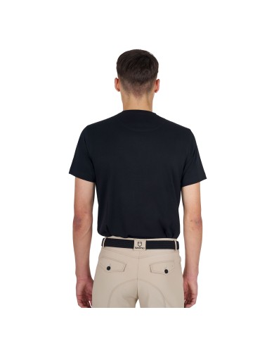 MEN S LOGO LAMINA COTTON T-SHIRT