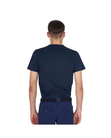 MEN S LOGO LAMINA COTTON T-SHIRT
