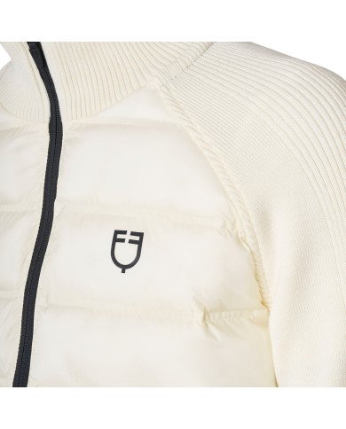 MEN S FULL ZIP HYBRID NYLON+ KNIT JACKET