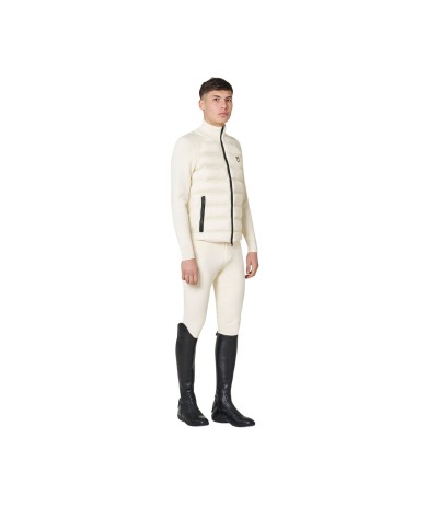 MEN S FULL ZIP HYBRID NYLON+ KNIT JACKET