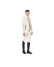 MEN S FULL ZIP HYBRID NYLON+ KNIT JACKET