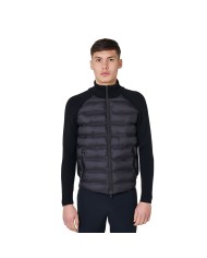 MEN S FULL ZIP HYBRID NYLON+ KNIT JACKET