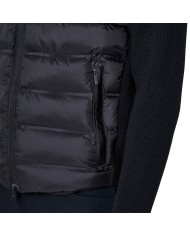 MEN S FULL ZIP HYBRID NYLON+ KNIT JACKET