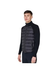 MEN S FULL ZIP HYBRID NYLON+ KNIT JACKET