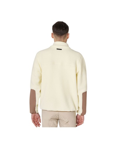 MEN S PATCH POCKET TEDDY HIGH NECK SWEATER