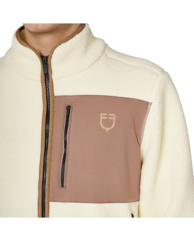MEN S PATCH POCKET TEDDY HIGH NECK SWEATER