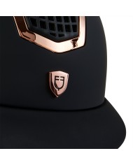 CASCO EQUESTRO MODELLO ECLIPSE PLAIN MATT ROWEL FITTING OM. 1384-2023