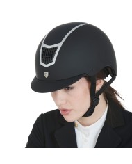 CASCO EQUESTRO MODELLO ECLIPSE PLAIN MATT ROWEL FITTING OM. 1384-2023