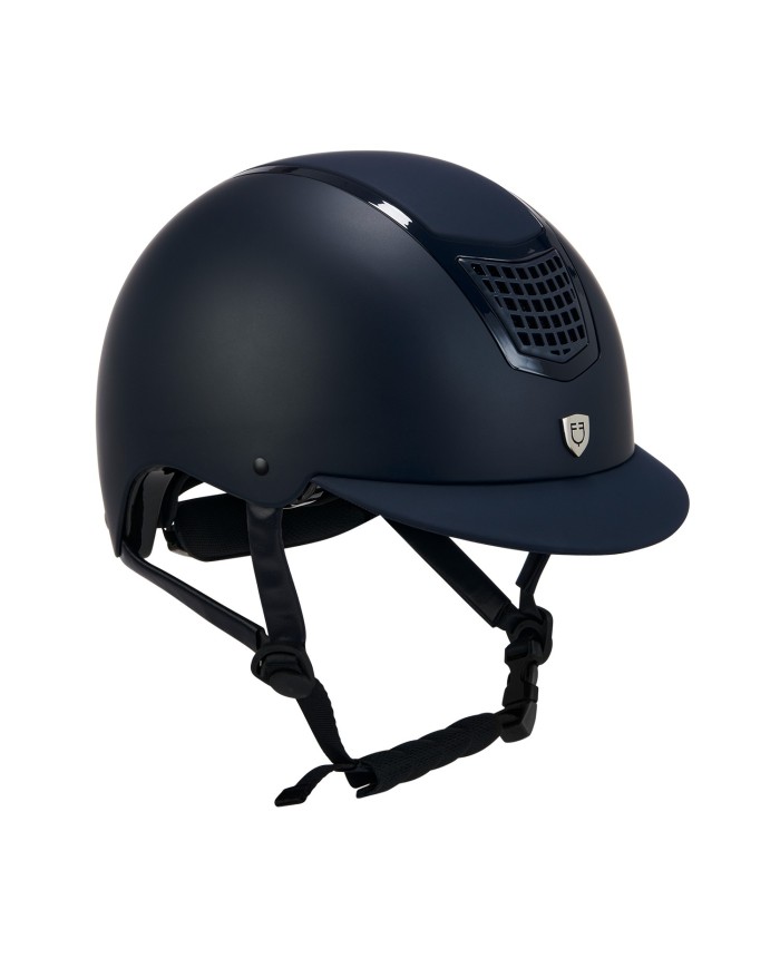 CASCO EQUESTRO MODELLO ECLIPSE PLAIN MATT ROWEL FITTING OM. 1384-2023