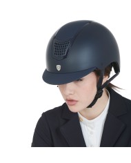 CASCO EQUESTRO MODELLO ECLIPSE PLAIN MATT ROWEL FITTING OM. 1384-2023