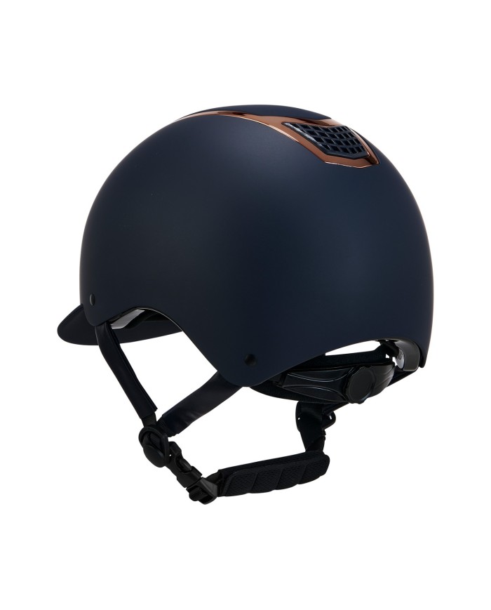 CASCO EQUESTRO MODELLO ECLIPSE PLAIN MATT ROWEL FITTING OM. 1384-2023