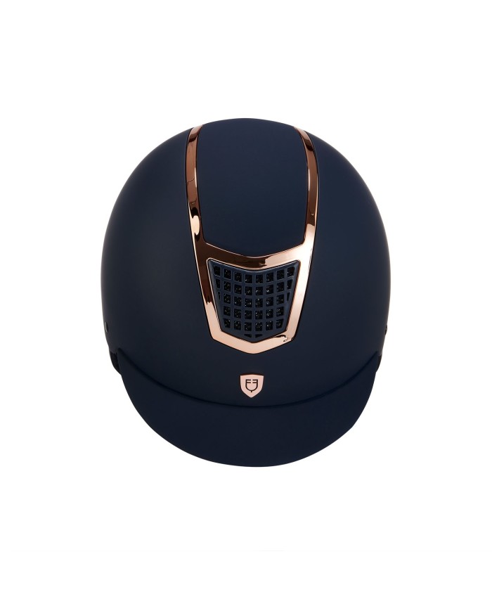 CASCO EQUESTRO MODELLO ECLIPSE PLAIN MATT ROWEL FITTING OM. 1384-2023