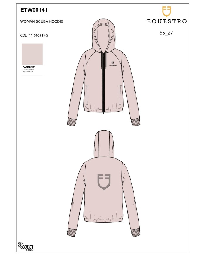 WOMEN S SCUBA CROPPED HOODIE