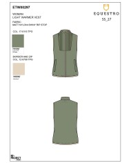 WOMEN S FOLDABLE LIGHT WARMER NYLON VEST