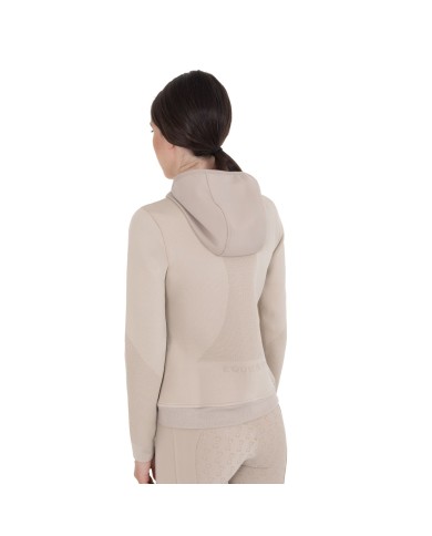 WOMEN S NYLON+KNIT SEAMLESS HOODIE