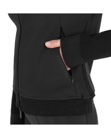WOMEN S NYLON+KNIT SEAMLESS HOODIE
