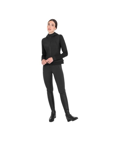 WOMEN S NYLON+KNIT SEAMLESS HOODIE
