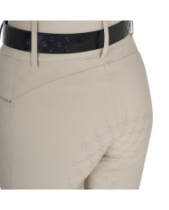 WOMEN S HIGH WAIST MONOGRAM KNEE GRIP BREECHES