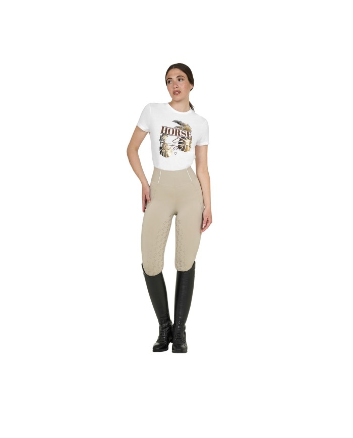WOMEN S HORSE PALM COTTON T-SHIRT