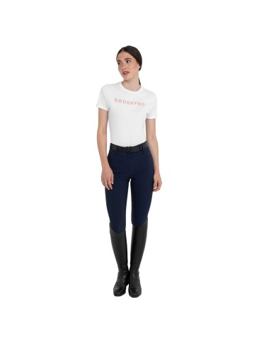 WOMEN S EQUESTRO STRASS COTTON T-SHIRT