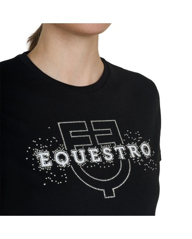 WOMEN S ELEGANT LOGO COTTON T-SHIRT