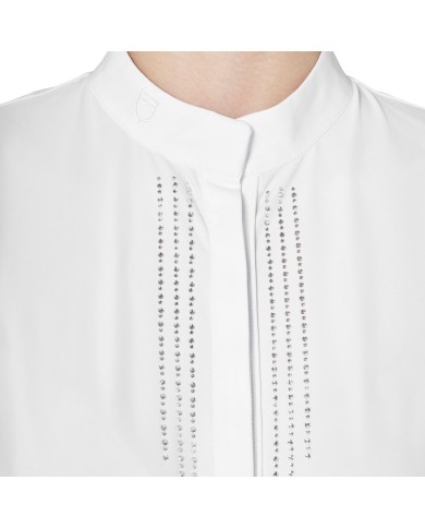WOMEN S STONES COMPETITION POLO SHIRT LS BUTTONS