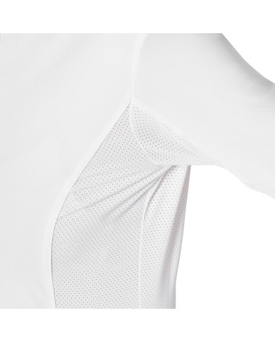 WOMEN S MESH INSERT COMPETITION POLO SHIRT LS BUTTONS