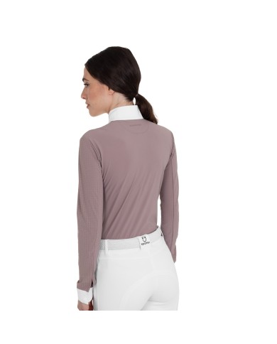 WOMEN S HUNTER COMPETITITION POLO SHIRT LS BUTTONS