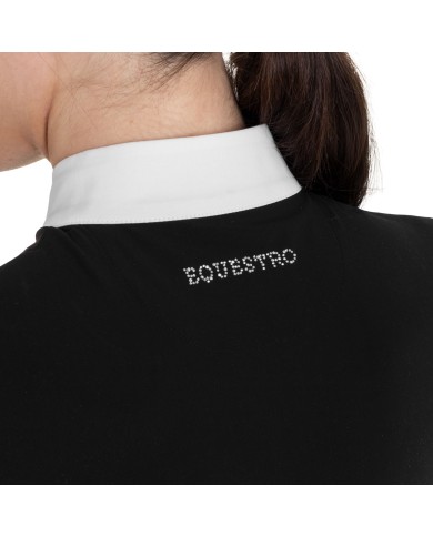 WOMEN S STONES TAPE COMPETITION POLO SHIRT LS ZIP