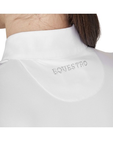 WOMEN S STONES TAPE COMPETITION POLO SHIRT LS ZIP