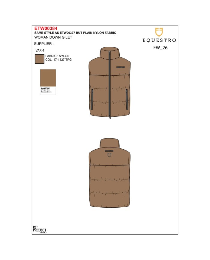 WOMEN S QUILTED DOWN VEST
