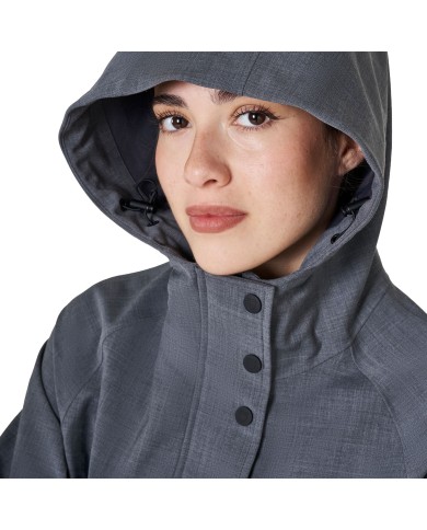 WOMEN S WOOL RAINCOAT