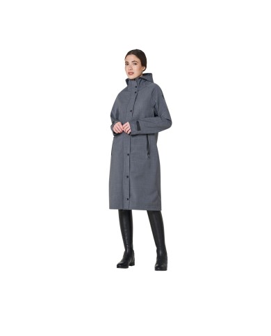 WOMEN S WOOL RAINCOAT