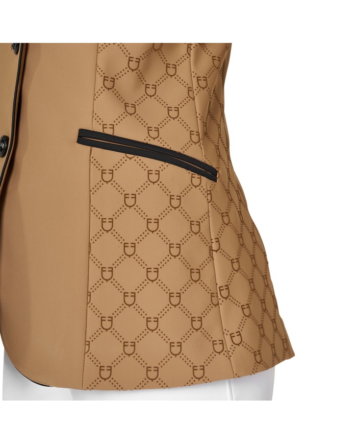 WOMEN S FLOCKED MONOGRAM COMPETITION RIDING JACKET
