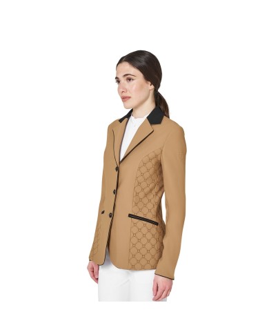WOMEN S FLOCKED MONOGRAM COMPETITION RIDING JACKET