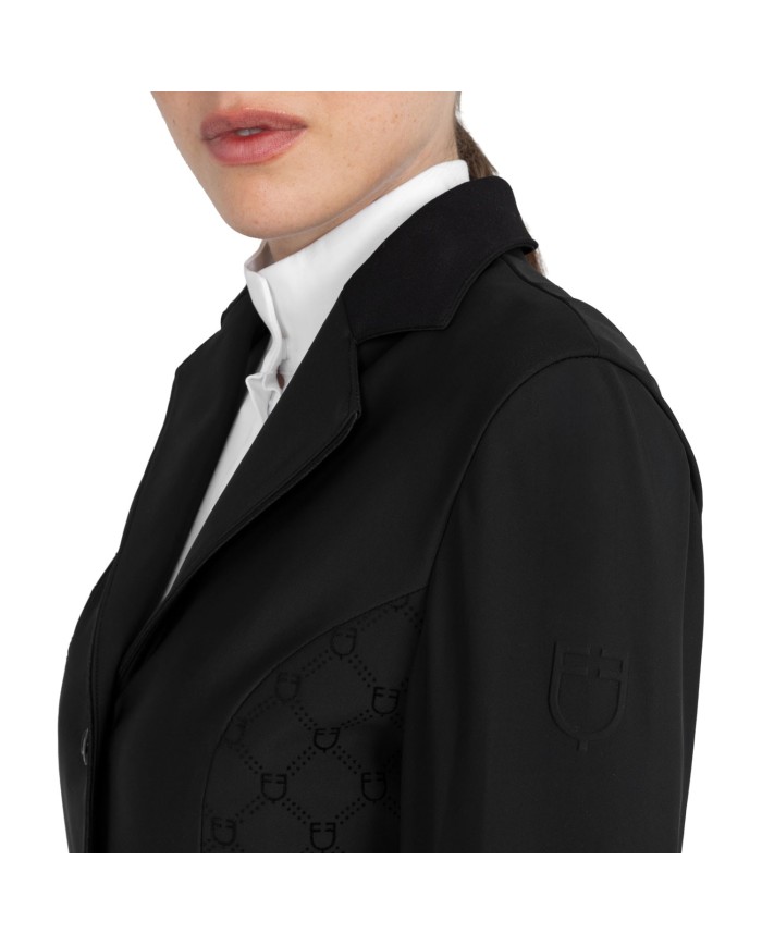 WOMEN S FLOCKED MONOGRAM COMPETITION RIDING JACKET