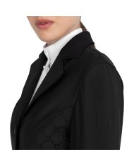 WOMEN S FLOCKED MONOGRAM COMPETITION RIDING JACKET