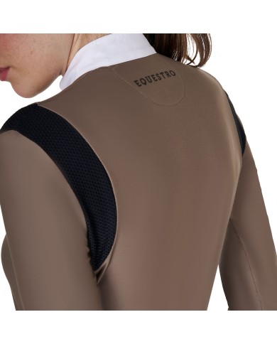 WOMAN JERSEY COMPETITION LS ZIP SHIRT