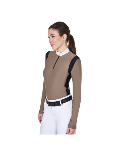 WOMAN JERSEY COMPETITION LS ZIP SHIRT