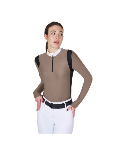 WOMAN JERSEY COMPETITION LS ZIP SHIRT