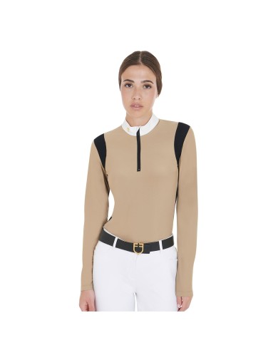 WOMAN JERSEY COMPETITION LS ZIP SHIRT